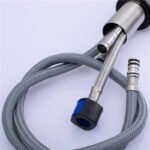 2025 Modern Stainless Steel 304 Black Kitchen Faucet Single-Hole Brass Pull Out Tap with Ceramic Valve Core Mixer Sink Faucets - Image 3