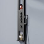 New Design Bathroom LED Shower Faucet Set Ceiling Rainfall Waterfall Thermostatic Shower Faucet Set - Image 3