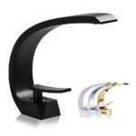 Single-Handle Modern Basin Mixer Faucet for Bathroom Single-Hole Installation with Ceramic Valve Core Metered Faucets Feature