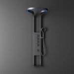 New Design Bathroom LED Shower Faucet Set Ceiling Rainfall Waterfall Thermostatic Shower Faucet Set - Image 4