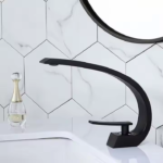 Single-Handle Modern Basin Mixer Faucet for Bathroom Single-Hole Installation with Ceramic Valve Core Metered Faucets Feature - Image 5