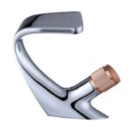 Manufacturer Deck Mounted Brass Basin Mixer Hotel Family Pull Out Bathroom Mixer Taps Low Price Luxury Bathroom Faucet - Image 2