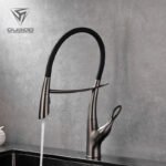 Good Quality UK Style Standard Long Neck Touch Sense Silicone Hose Kitchen Faucet - Image 4