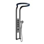 New Design Bathroom LED Shower Faucet Set Ceiling Rainfall Waterfall Thermostatic Shower Faucet Set - Image 2