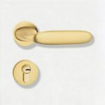 Modern Silent Bedroom Privacy Door Lock Set with Key - Interior Lever Handle & Mortise Lock - Image 4