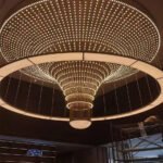 Large Custom Restaurant Hotel Lobby Wedding Event Hall Decorative Golden Chandelier Duplex Modern Luxury Pendant Light - Image 2