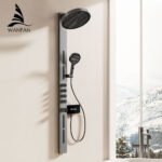 Multi-Function Luxury Shower Panel with Full-Body Spray Jets Digital Temperature Control Shower System Shower Set