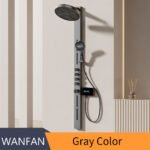Multi-Function Luxury Shower Panel with Full-Body Spray Jets Digital Temperature Control Shower System Shower Set - Image 3