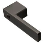 High Standard Interior Bedroom Privacy Access Mute Grey Wooden Door Zinc Alloy Minimalist Modern Passage Door Lock Handle - Image 6