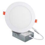 Round Pot Lights Led Recessed Mounted Ceiling Slim Integrated Panel Light