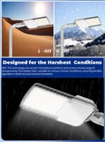 KDC Wholesale Die Casting Solar Powered Led Street Light Split All in Two Ip65 IP66 25w 30w 40W 60W 90W 100w 200w for Projector - Image 4