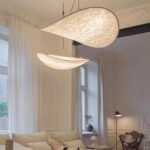 Modern Nordic Style Silk Fabric Chandelier Lighting Long Pendant Lamp for Home Office & Living Room Popular Indoor Hanging Light - Image 10