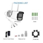 3MP Security Surveillance WiFi Wireless Full Color Ip Bullet Network Cameras CCTV Tuya Smart Camera Outdoor for Home - Image 2