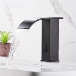 High Quality Brass Automatic Motion Sensor Touchless Bathroom Faucet Tap Electronic Infrared Hands Free Sink Bathroom Taps - Image 3