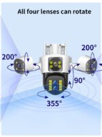 Hot Sale Protection Alarm Auto Tracking AI Human Detection High Speed Dome POE Outdoor CCTV IP PTZ Camera Security Surveillance - Image 2