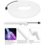 RGBW Ambient Light Strip Circular Mesh Design Motion Sensor APP Control Smart LED Light IP65 WIFI Dimmable Adjustment Features - Image 3