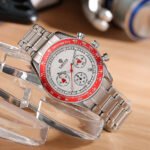 LAULEX New Design Guangzhou Mens Quartz Watch Latest Stainless Steel Band 3 Dials Auto Date Chronograph Business Watch Company - Image 2