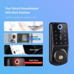 Waterproof Wooden Door Smart Deadbolt Lock Fingerprint Digital Smart Lock TTLock or Tuya APP Optional - Image 7