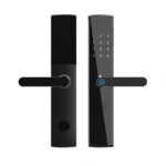 Fingerprint Keyless Smart Door Handle Lock Electronic Keypad TTlock Door Password Handle Smart Lock Set - Image 3