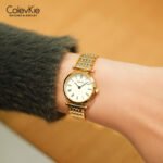 ColevKie Women's Quartz Wrist Watch Classic Waterproof Stainless Steel Band OEM Simple Luxury Ladies Business Watches for Gift - Image 6