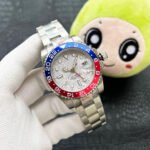 G Factory Laojia Can Ship Ring Green GMT Foreign Trade Recycled Materials Leather Watch Source Greenwich Mechanical Men's - Image 2