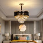 Decorative Luxury French Empire Crystal Chandelier OGS Brand 3500K Warm White LED Gold Finish 3-Year Warranty Easy Installation
