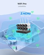 Hiseeu 5MP Wireless CCTV Camera System 2-Way Audio IP Camera Outdoor Security System 8Channel CCTV System - Image 3