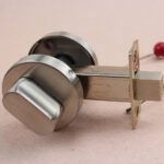 Public Toilet Door Partition Privacy Twist Knob Lock Stainless Steel 304 Red Green Indicator Keyless Deadbolt Lock - Image 4
