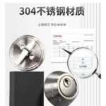 Stainless Steel 304 Security Single Sided Key Entry Deadbolt Lock Passage Dummy Door Without Handle Invisible Latch Lock - Image 3