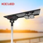 KDC Hot Sale Road Highway All in One Engineering Solar Led Street Light Lamp Dusk to Dawn with Lithium Battery Motion Sensor