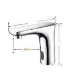Brass Smart Automatic Touchless Bathroom Sense Water Faucets with Motion Sensor Basin Faucet - Image 2