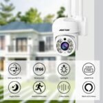 1080p Ptz Camera 2mp Wifi Camera Home Security Camera with Night Vision Motion Detection Audio 2.4ghz Icam365/yoosee/icsee App - Image 3