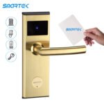 Zhongshan Smartek C300 Keyless Entry Electronic ANSI Mortise Battery SUS304 Offline RFID Hotel Door Lock System Smartlock - Image 9
