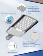 KDC Wholesale Die Casting Solar Powered Led Street Light Split All in Two Ip65 IP66 25w 30w 40W 60W 90W 100w 200w for Projector - Image 5