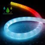 RGBW Ambient Light Strip Circular Mesh Design Motion Sensor APP Control Smart LED Light IP65 WIFI Dimmable Adjustment Features