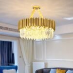 Decorative Luxury French Empire Crystal Chandelier OGS Brand 3500K Warm White LED Gold Finish 3-Year Warranty Easy Installation - Image 2
