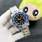 G Factory Laojia Can Ship Ring Green GMT Foreign Trade Recycled Materials Leather Watch Source Greenwich Mechanical Men's