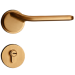 New Style Zinc Alloy Door Lock Holder Modern Interior Door Handle Mortise Lock Lever Door Handle Lock Set