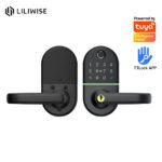 Liliwise Smart Lock Button Version Keyless Smart Deadbolt Lock Tuya Electronic Wifi Outdoor Digital Smart Lock - Image 2