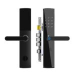 Fingerprint Keyless Smart Door Handle Lock Electronic Keypad TTlock Door Password Handle Smart Lock Set - Image 5