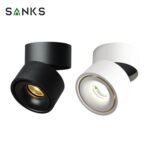 Anti Glare Adjustable Surface Mounted 360 Degree Rotate Aluminum 5W 7W 12W 15W Led Ceiling Spot Light