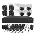 Home Security 8ch Full HD Outdoor Waterproof Camera DVR Kit 8 Channel Cctv Kit AHD Camera System