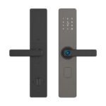 Wifi Remote Control Smart Lock Fingerprint Keyless Smart Door Handle Lock Electronic Keypad TTlock Door Password Handle Lock - Image 2
