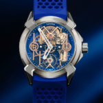 Stylish Lauerick Men's Rubber Sports Business Wristwatches High-End Blue Mechanical Watches Pointer Sapphire Crystal Stainless - Image 4