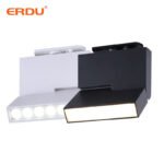 ERDU Floding Flood Light Led Track Light System Indoor Kitchen Living Room Bedroom Aluminum Track Spotlight - Image 5