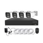 Factory Outdoor 1080p 8mp 5mp 2mp 4ch 8ch Security Set 4k Nvr Kit Camera Video 4 Channel Cctv Security Camera System - Image 5