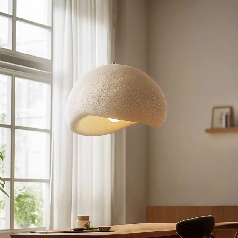 ImageDownloader_www.alibaba.com_He44cbd58530247fcb0f2fb87de1d8025O.jpg_960x960q80 Hanging Lamp Japanese Style Wabi Sabi Chandelier Living Room Restaurant Ceiling Lamp Modern Bar Designer Pendant Light - Image 1