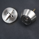 Stainless Steel 304 Security Single Sided Key Entry Deadbolt Lock Passage Dummy Door Without Handle Invisible Latch Lock - Image 5