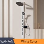 Multi-Function Luxury Shower Panel with Full-Body Spray Jets Digital Temperature Control Shower System Shower Set - Image 4