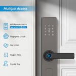 Wifi Remote Control Smart Lock Fingerprint Keyless Smart Door Handle Lock Electronic Keypad TTlock Door Password Handle Lock - Image 5